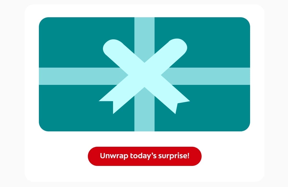 Click here to unwrap today’s surprise! 