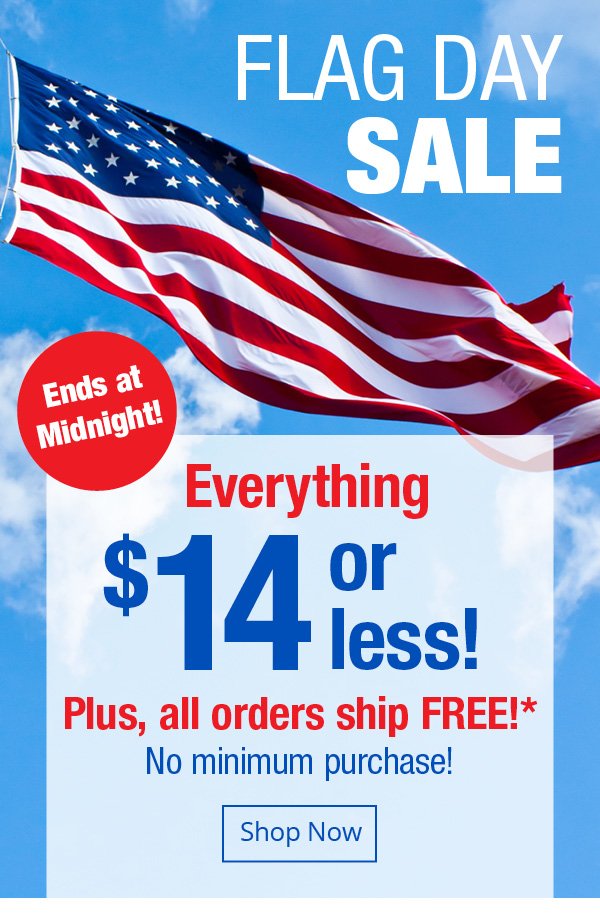 Flag Day Sale- Everything \\$14 or less