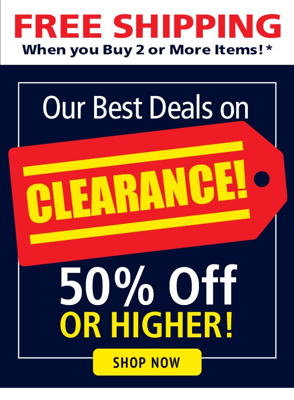 Our Best Deals on Clearance 50% off and more