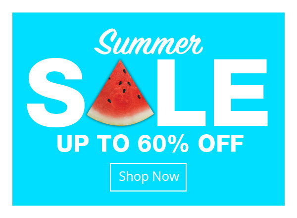 Summer Sale up to 60% off