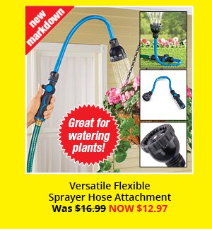 Versatile Flexible Sprayer Hose Attachment