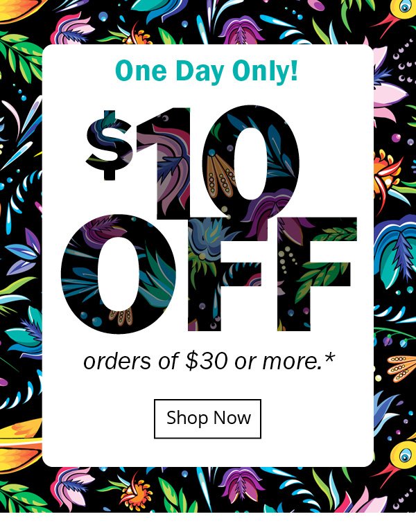 \\$10 off orders of \\$30 or more