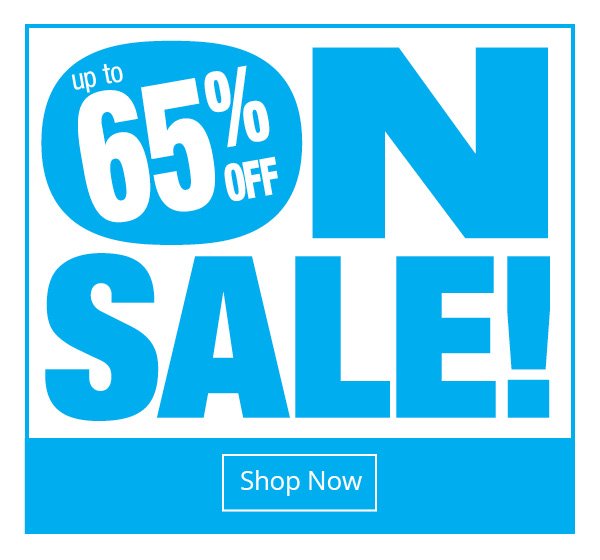 On Sale- up to 65% off