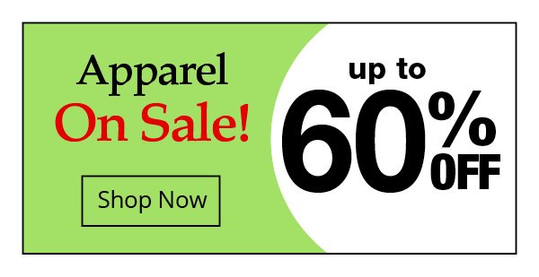 Apparel On Sale - Shop Now