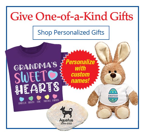 Shop Personalized Gifts