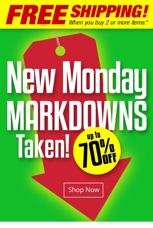 New Monday Markdowns!