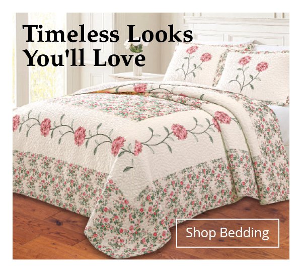 Timeless Looks You'll Love! Shop Bedding