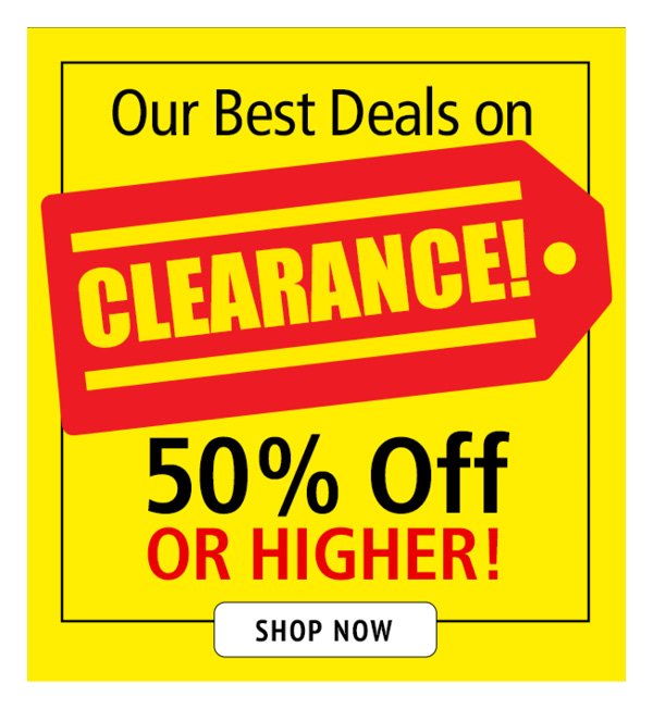 Our Best Deals on Clearance 50% off and more