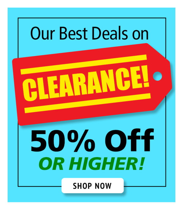 Our Best Deals on Clearance 50% off and more