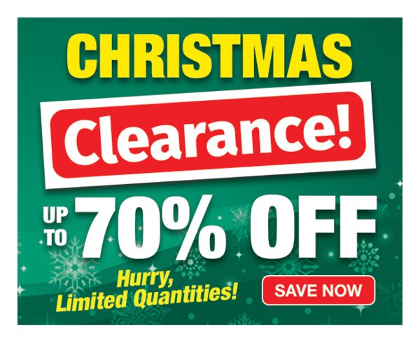 Shop Christmas Clearance