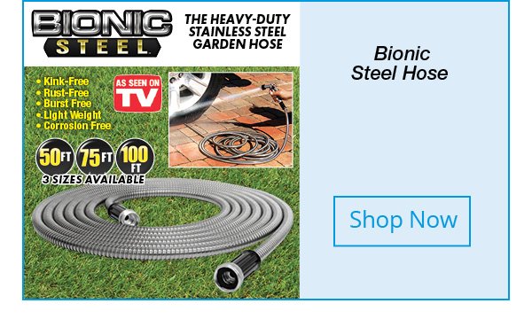 Bionic Steel Heavy-Duty Stainless Steel Garden Hose