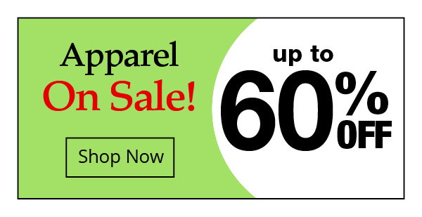 Apparel On Sale - Shop Now