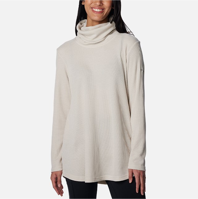 Women's Holly Hideaway™ Waffle Cowl Neck Pullover 