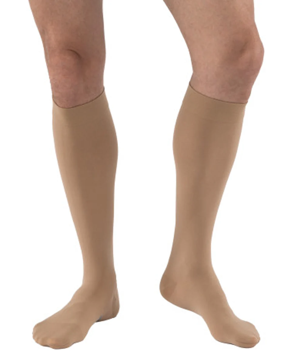 Image of Jobst Relief Knee Highs Closed Toe Unisex 15-20 mmHg