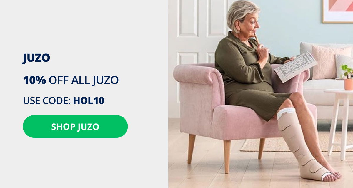 10% OFF all JUZO with code: HOL10