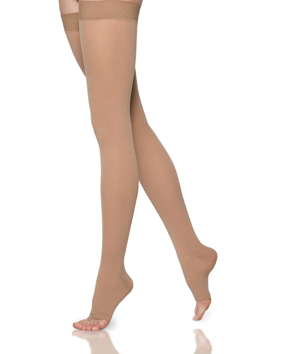 Image of Sigvaris 860 Select Comfort Open Toe Thigh Highs 20-30 mmhg - 862N