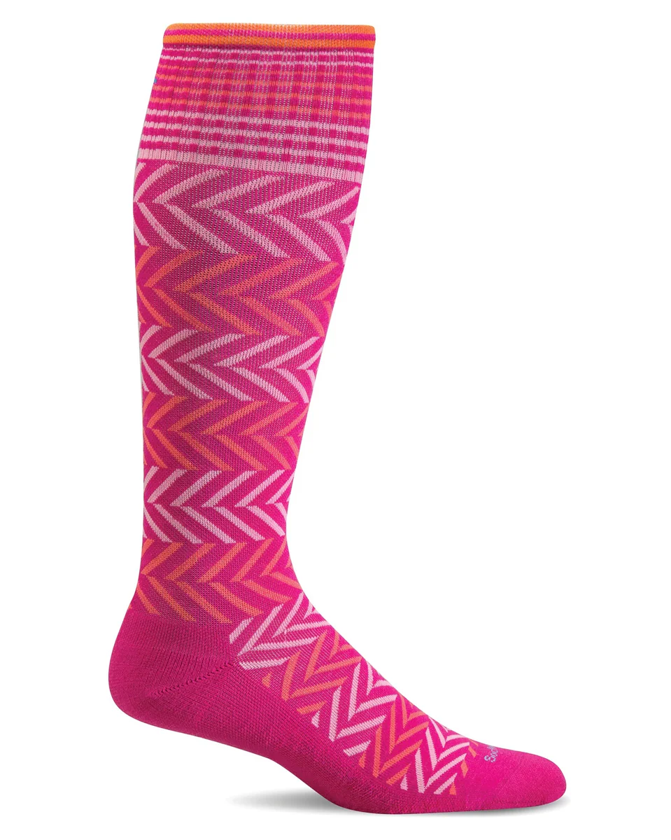 Image of Sockwell Chevron Women's Knee Highs 15-20 mmHg