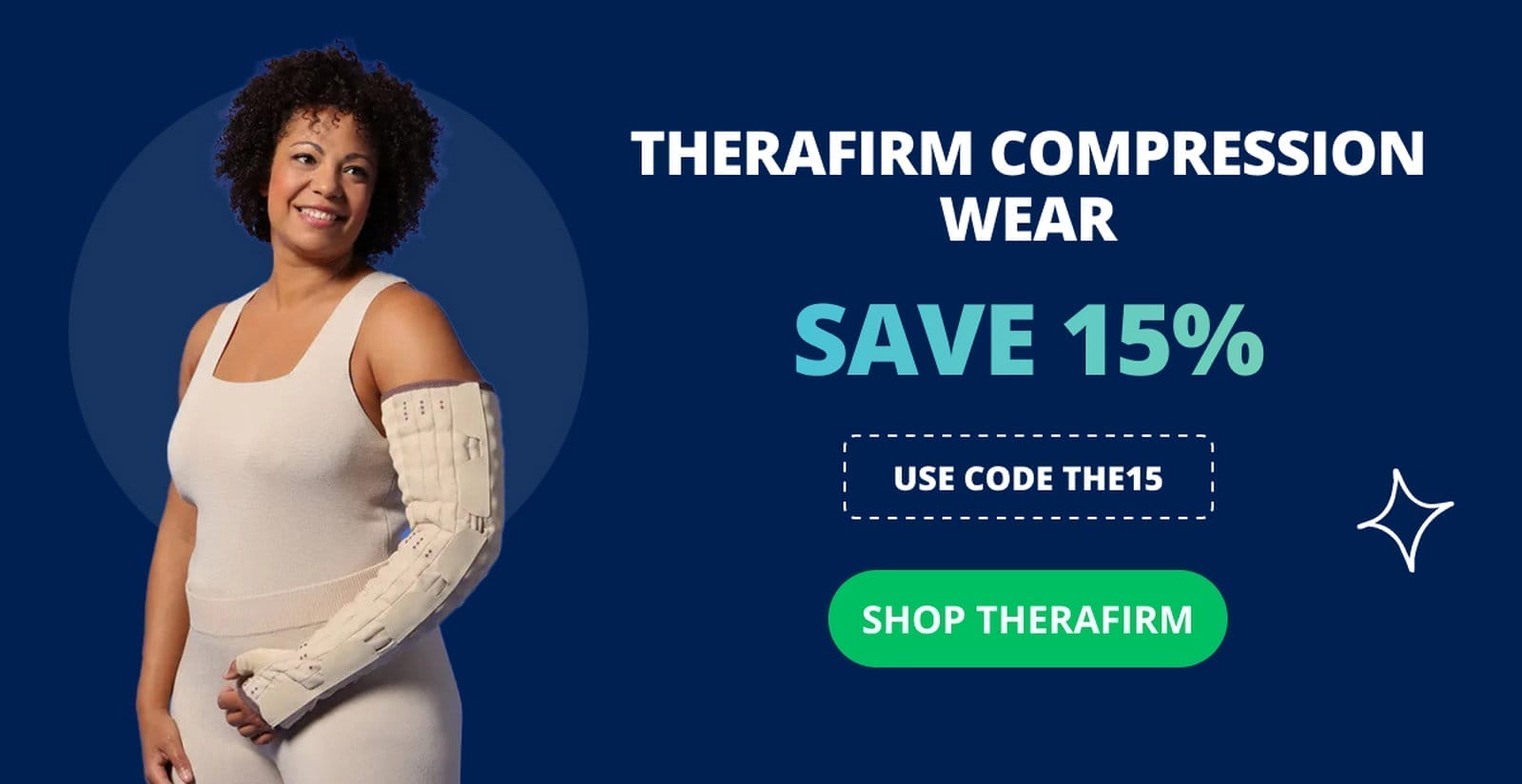 THERAFIRM COMPRESSION WEAR | SAVE 15% | USE CODE THE15 → SHOP THERAFIRM