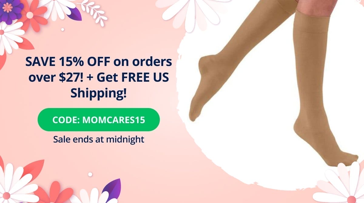 SAVE 15% OFF on orders over \\$27! + Get FREE US Shipping! Code: MOMCARES15 Sale ends at midnight