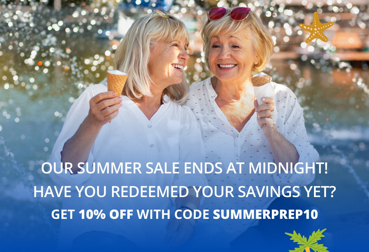 Our Summer Sale Ends at Midnight! Have you redeemed your savings yet? Get 10% OFF with code SUMMERPREP10