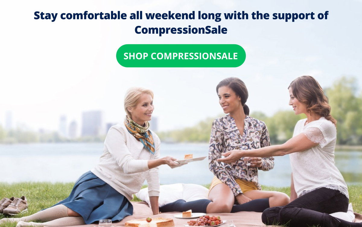 Stay comfortable all weekend long with the support of CompressionSale → SHOP COMPRESSIONSALE