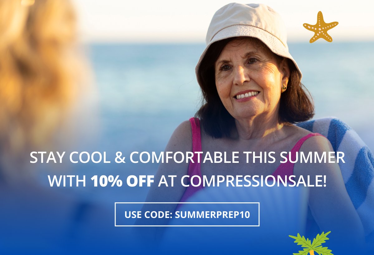 Stay cool & comfortable this summer with 10% OFF at CompressionSale! USE CODE: SUMMERPREP10