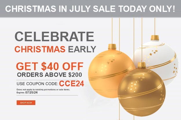 Get \\$40 Off During Christmas in July Sale | ContactLensKing.com