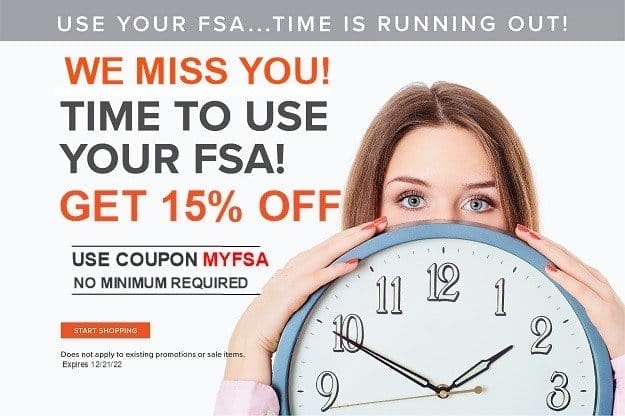 Use your FSA and Save 15% | ContactLensKing.com