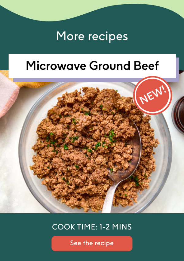 microwave ground beef