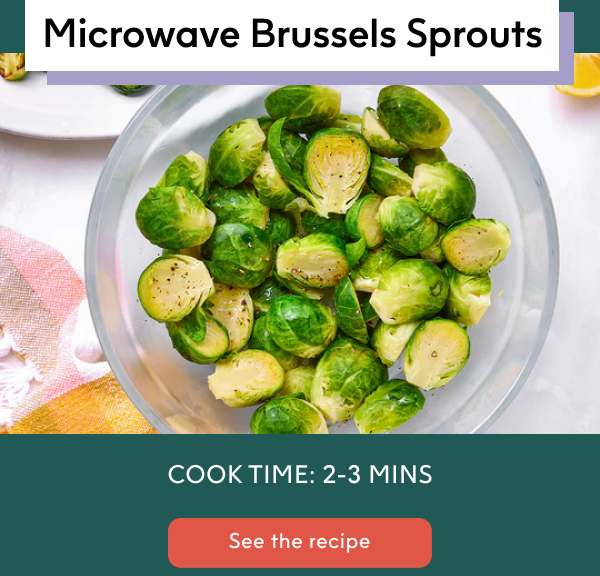 microwave brussels sprouts