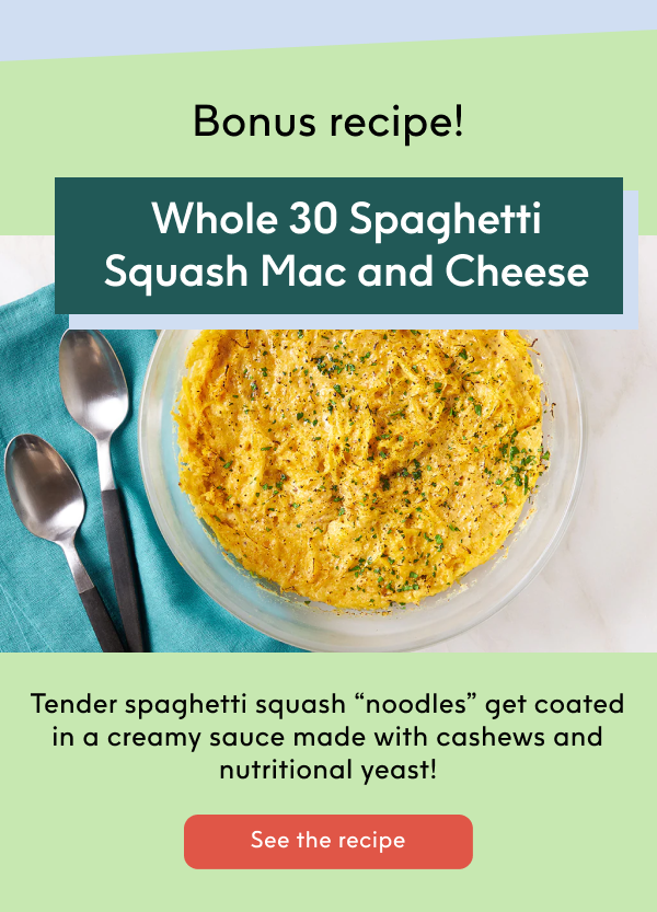 whole 30 spaghetti squash mac and cheese 