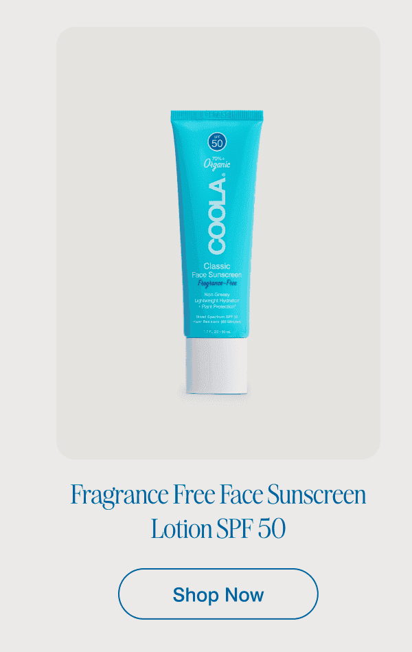 Fragrance Free Face Sunscreen Lotion SPF 50