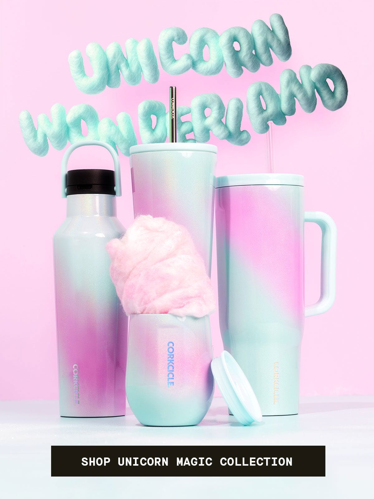 Shop NEW Unicorn Wonderland drinkware!