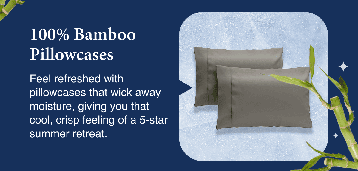 100% Bamboo Pillowcases