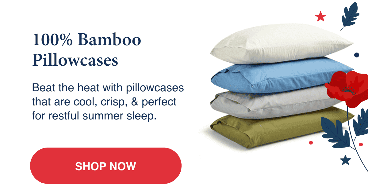 100% Bamboo pillowcases