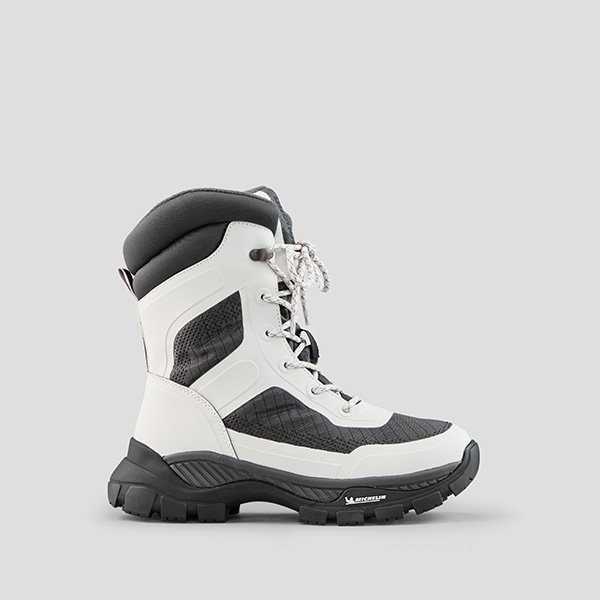 Ultima Nylon Waterproof Winter Boot with PrimaLoft® and soles by Michelin in Pearl