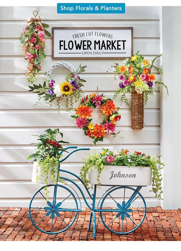 Shop Florals & Planters