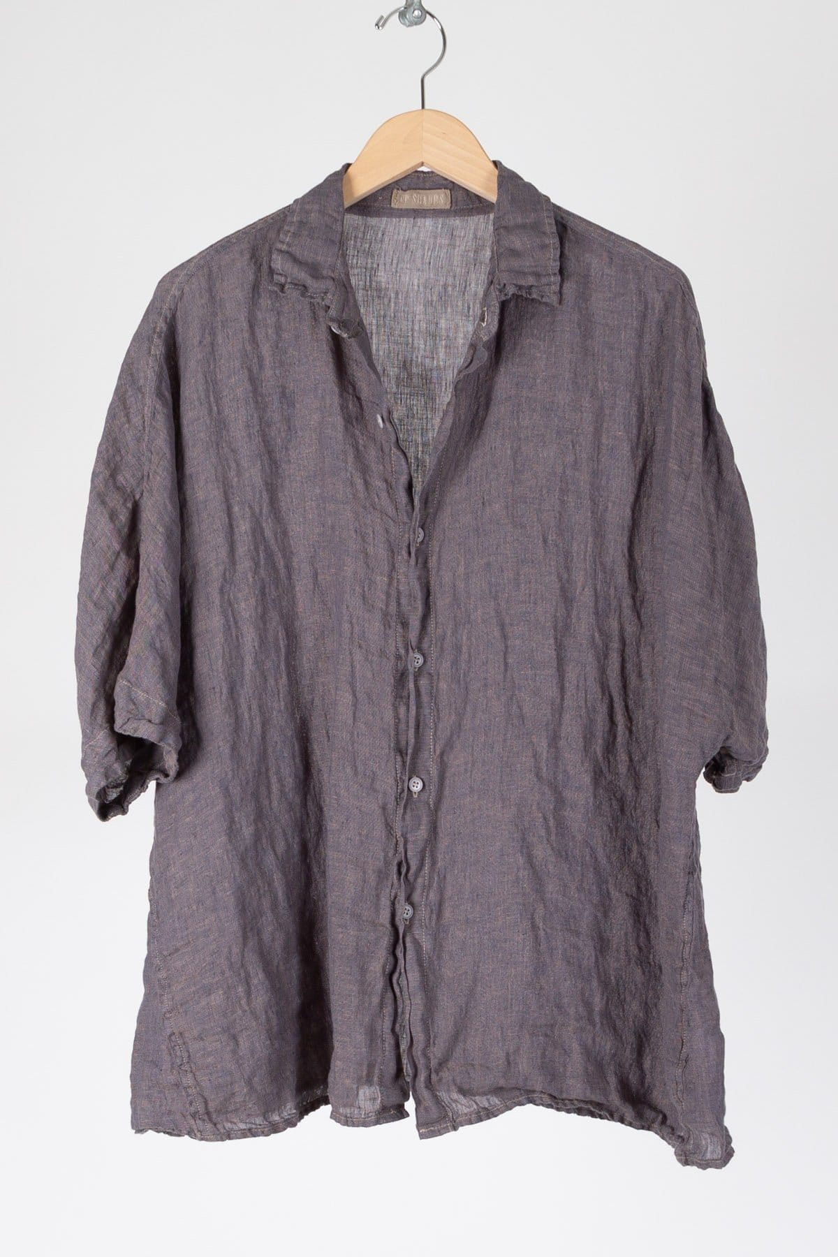 oversized linen tunic shirt