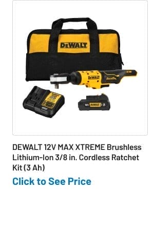 Dewalt 12V MAX XTREME Brushless Lithium-Ion 3/8 in. Cordless Ratchet Kit