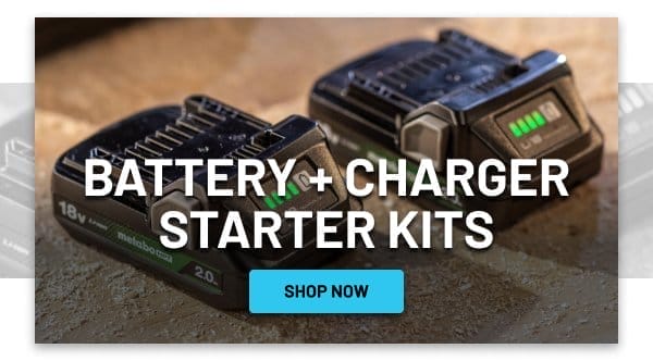 Battery and charger starter kits