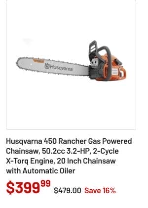 Husqvarna 450 Rancher Gas Chainsaw