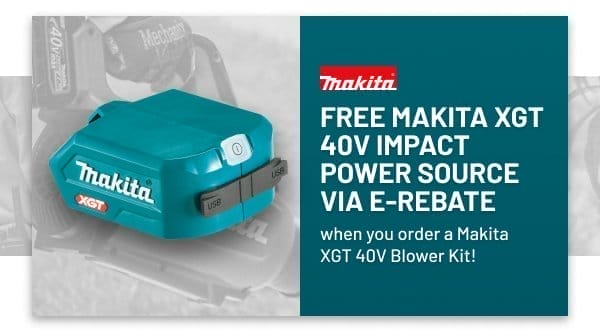 FREE Makita XGT 40V impact power source