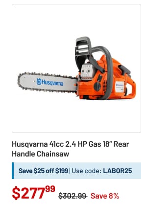 Husqvarna 440 41cc 2.4 HP Gas 18 in. Rear Handle Chainsaw