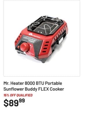 Mr. Heater 8000 BTU Portable Sunflower Buddy FLEX Cooker