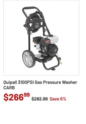 Quipall 3100PSI Gas Pressure Washer