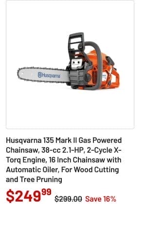 Husqvarna Mark II 38cc 2.1 HP 2 Cycle 16 in. Gas Chainsaw