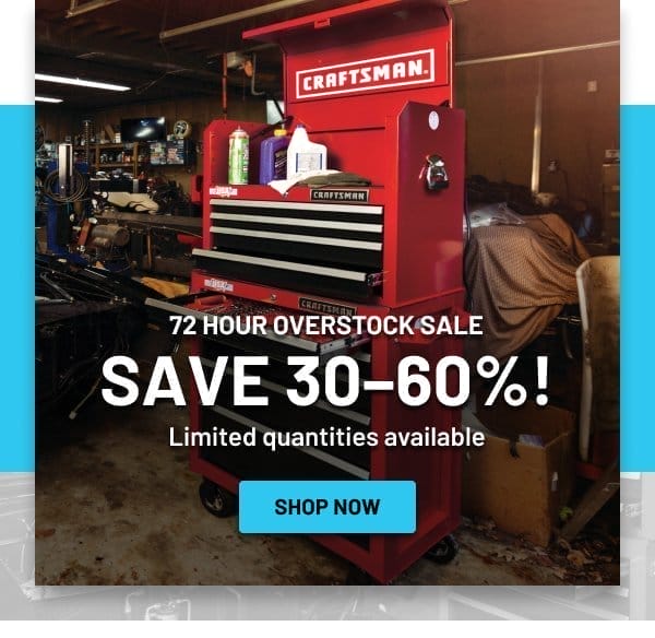 72 hour overstock sale