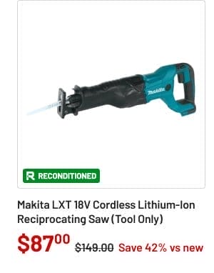 Makita LXT 18V Cordless Lithium-Ion Reciprocating Saw