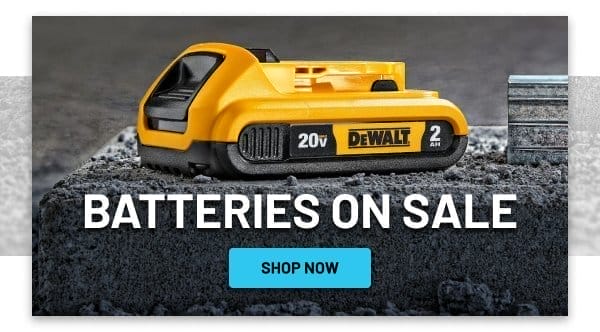 Batteries on sale