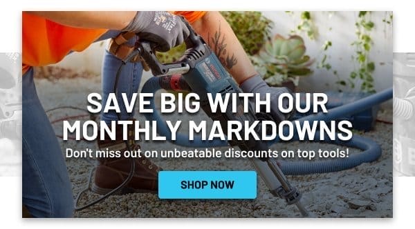 Monthly Markdowns